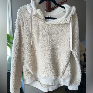 Z by Zella sz XL cream Sherpa hoodie